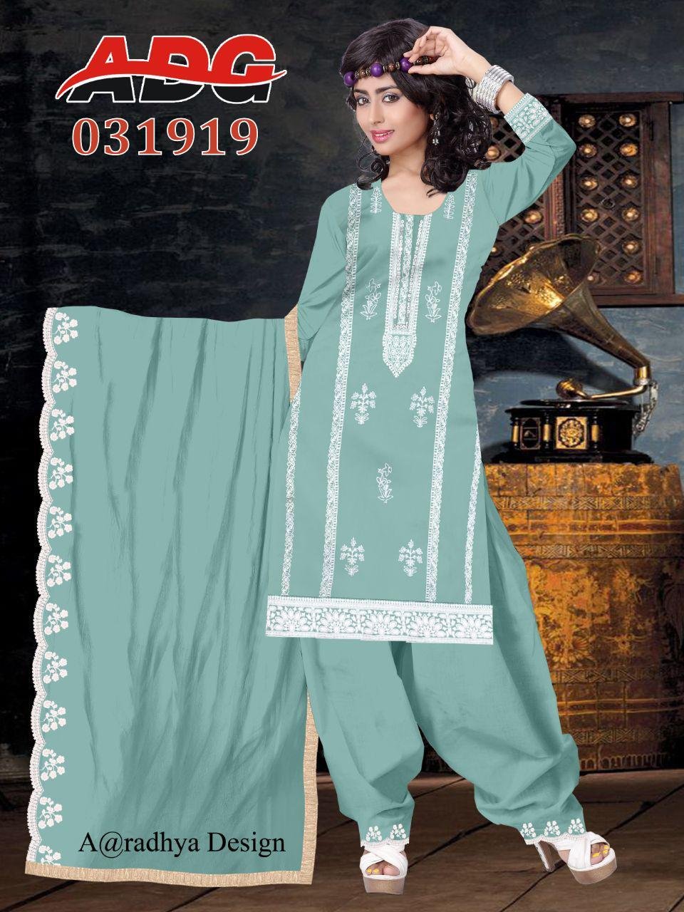 Daman & Single Head top & Duppata