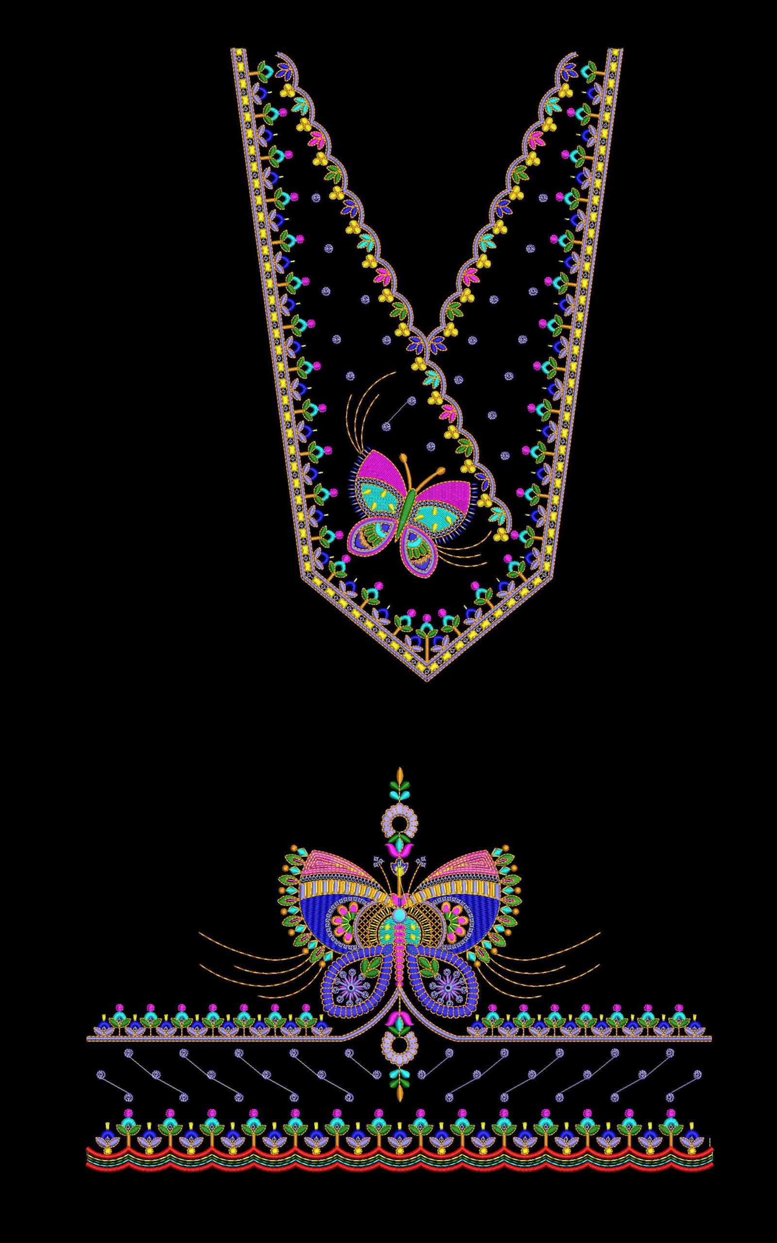 kurti neck seq