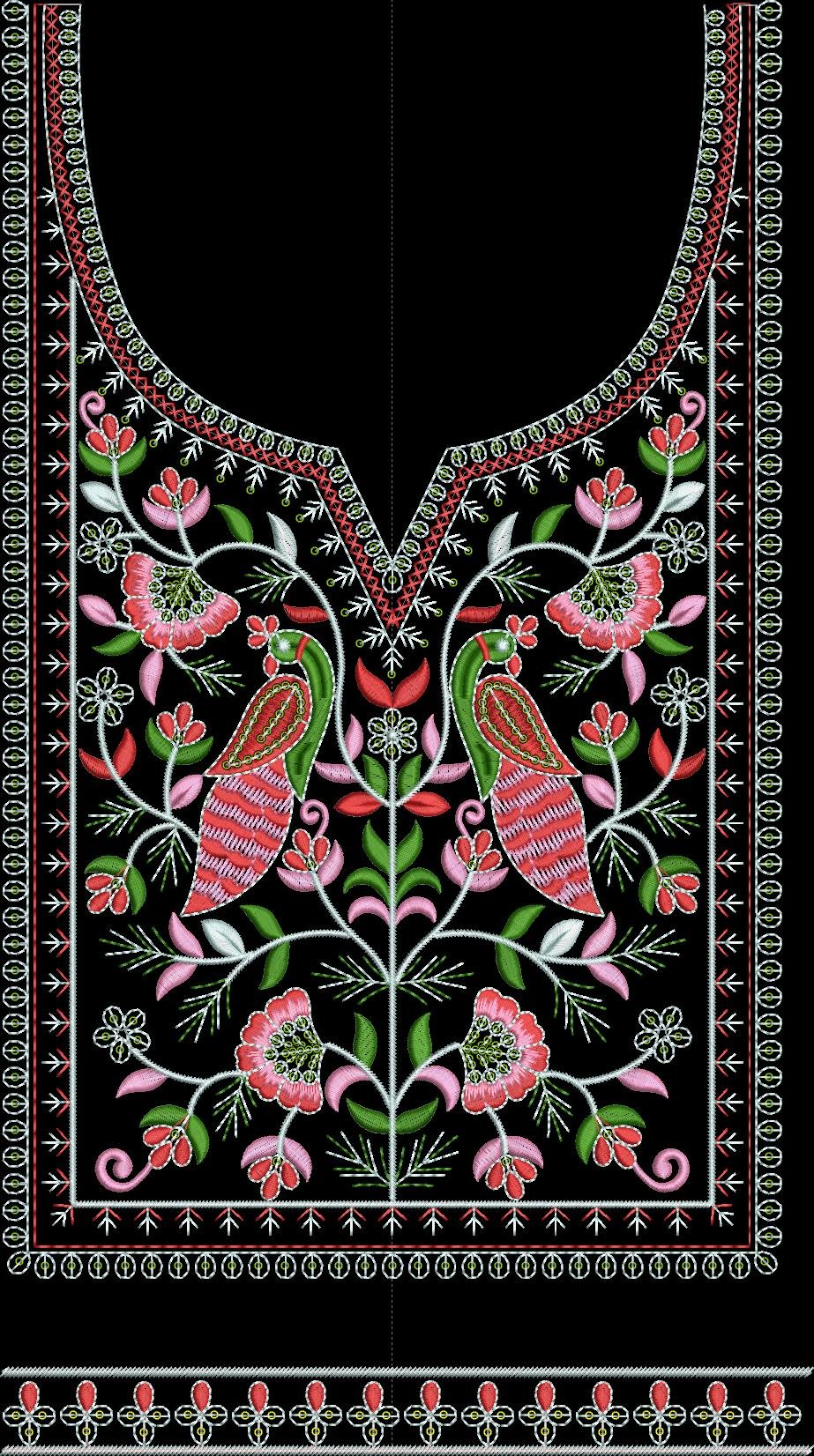 kurti neck seq