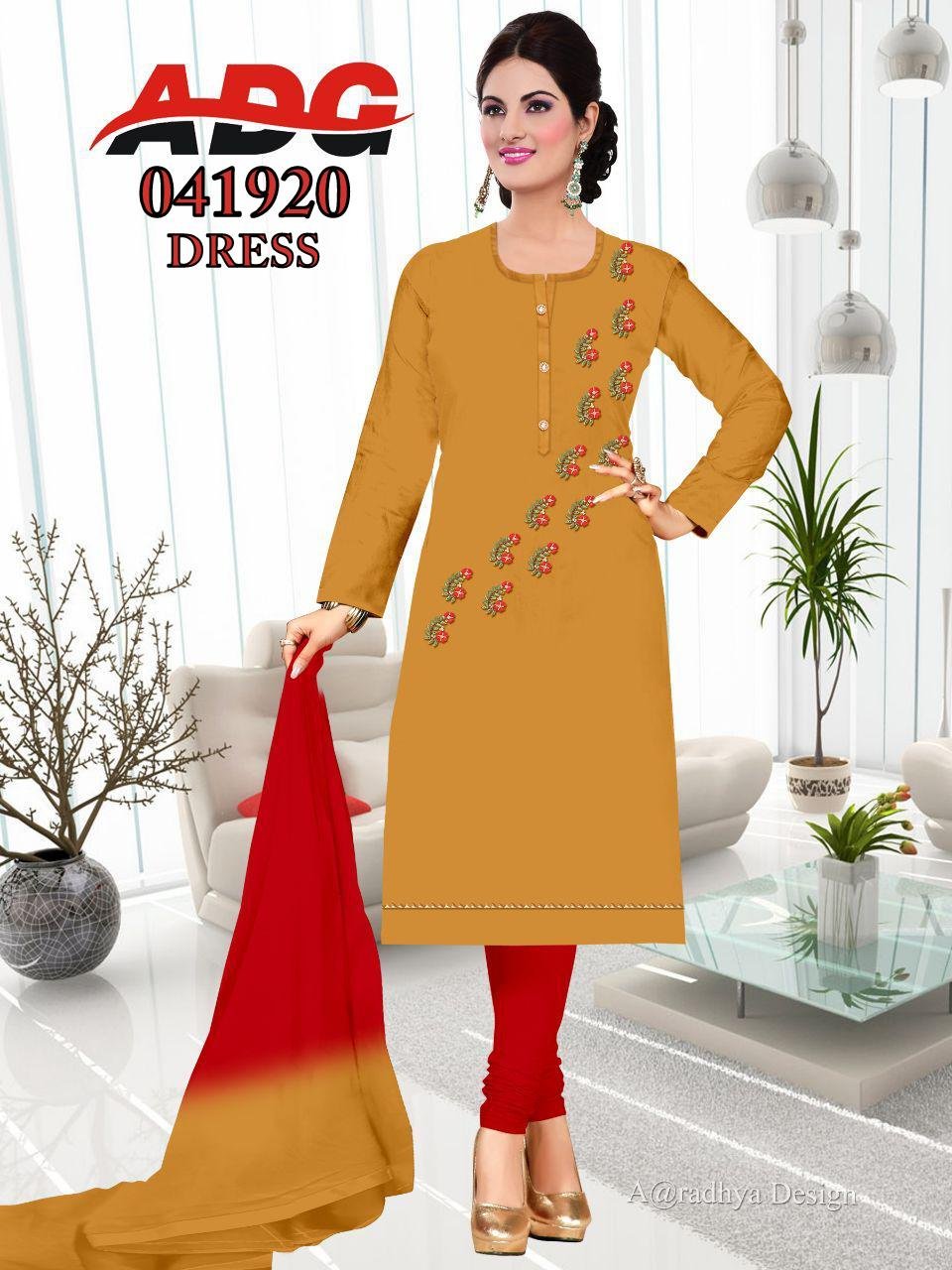 Daman & Single Head top & Duppata