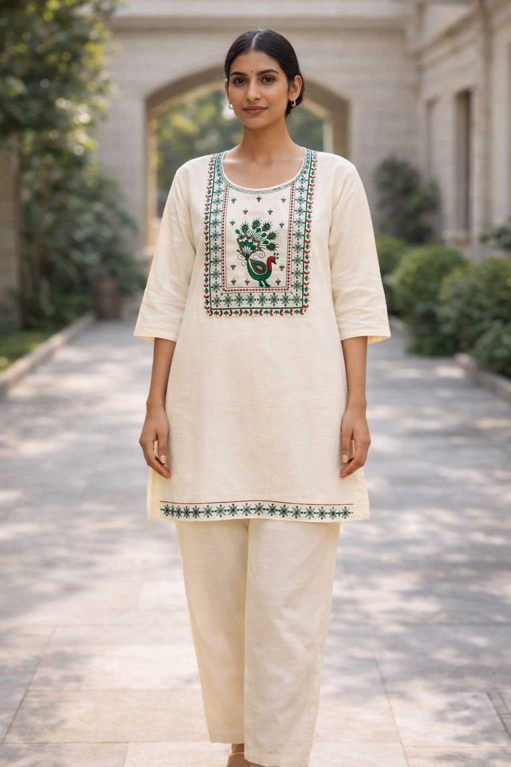 Fancy Kurti neck sq