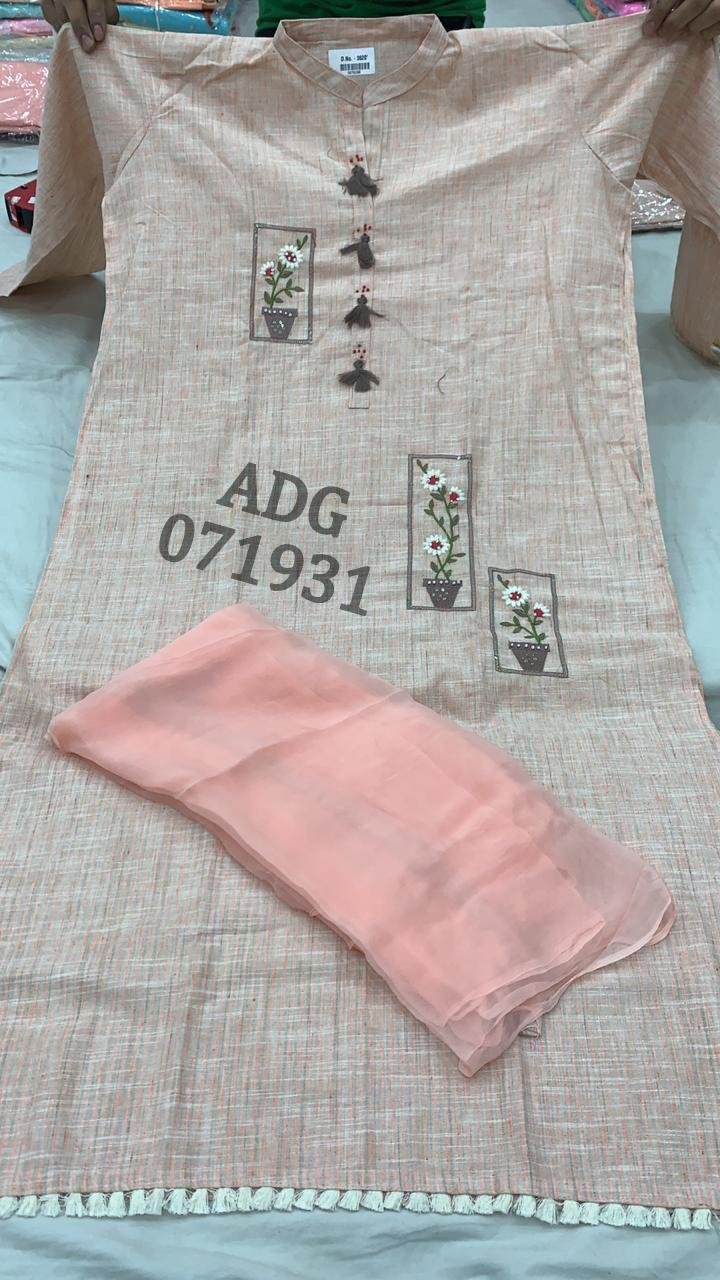Daman & Single Head top & Duppata