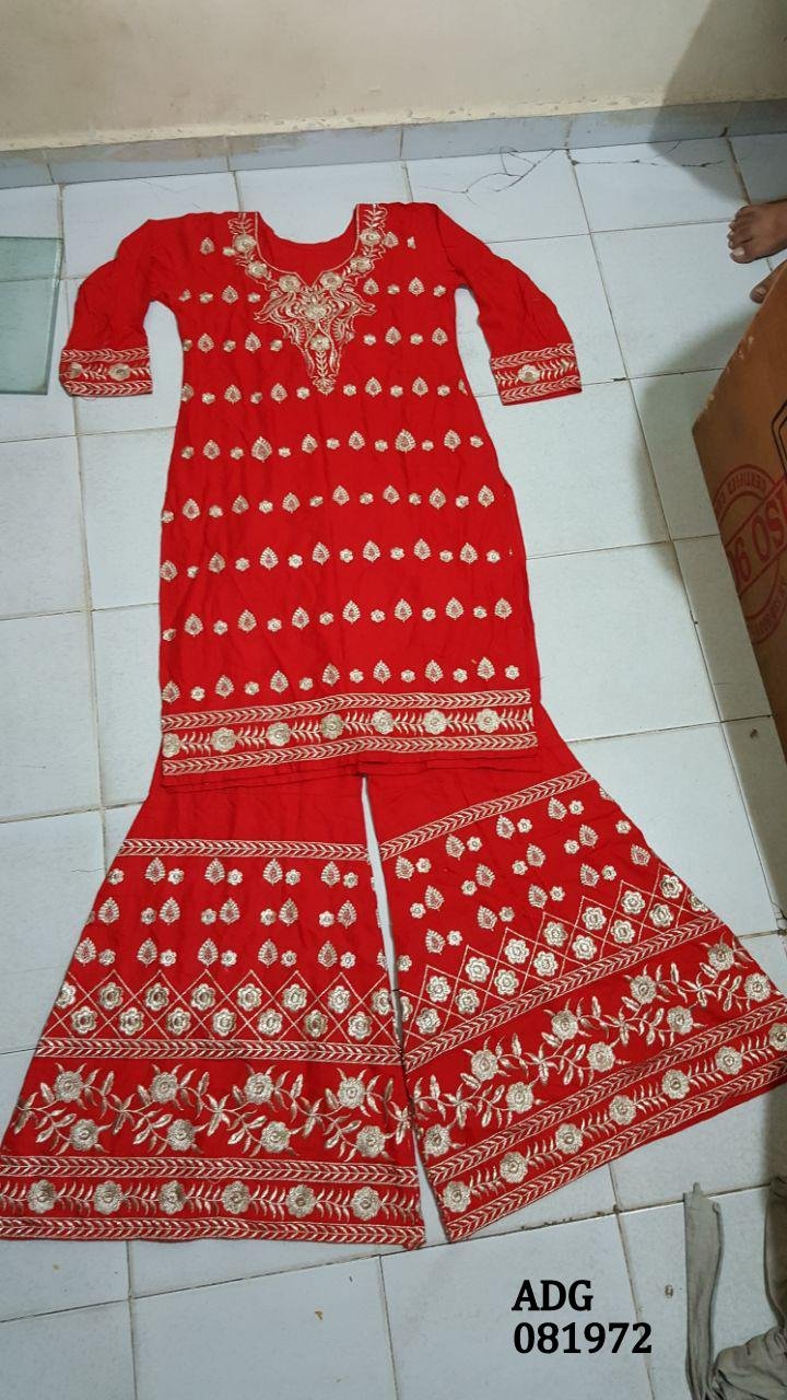 Daman & Single Head top & Duppata