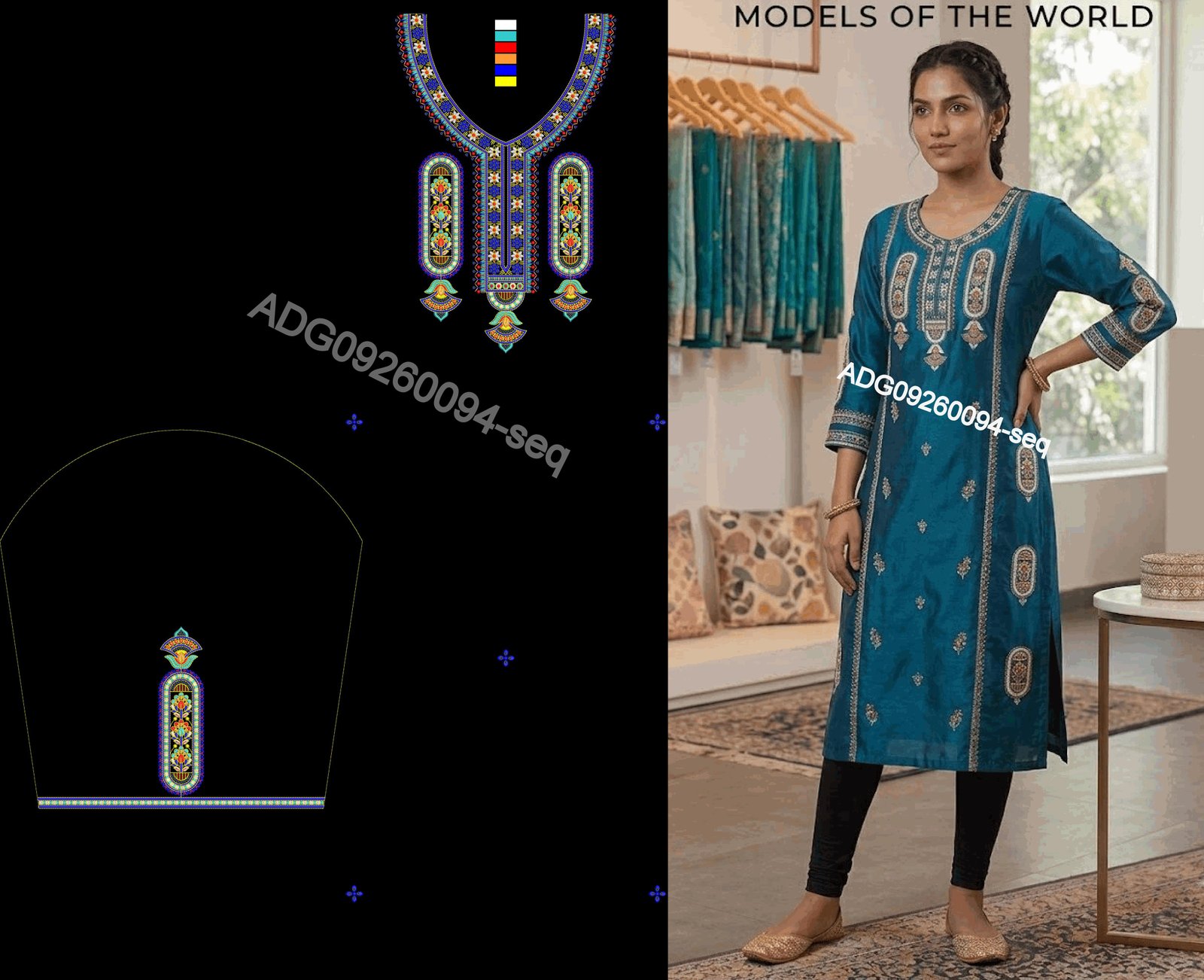 kurti neck seq