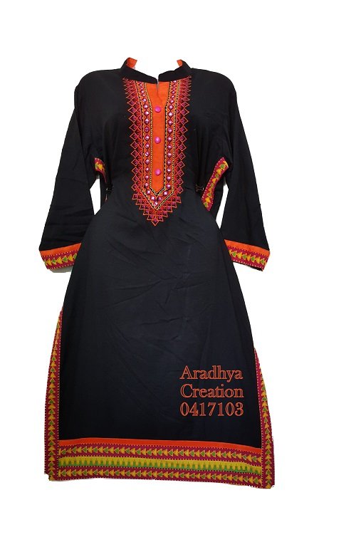 fancy kurti neck