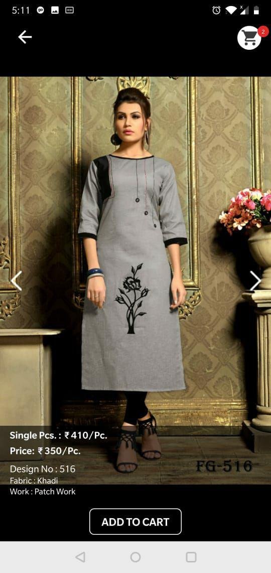 fancy kurti