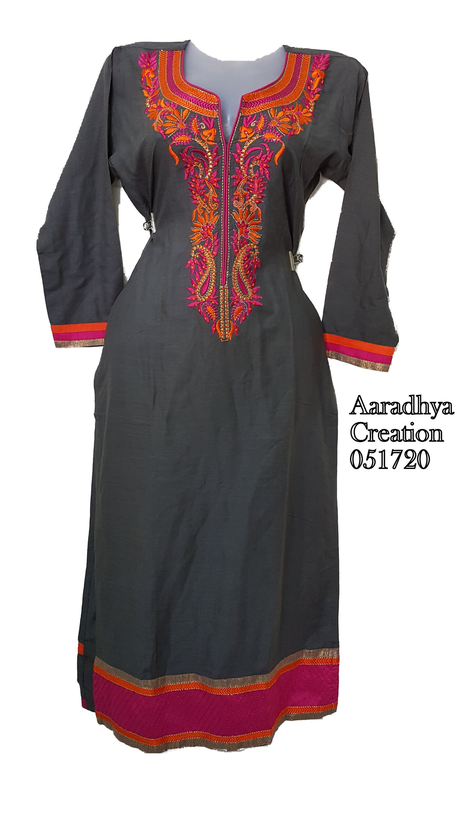 fancy kurti neck