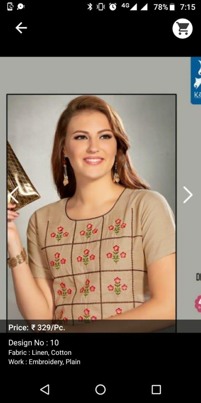 fancy kurti