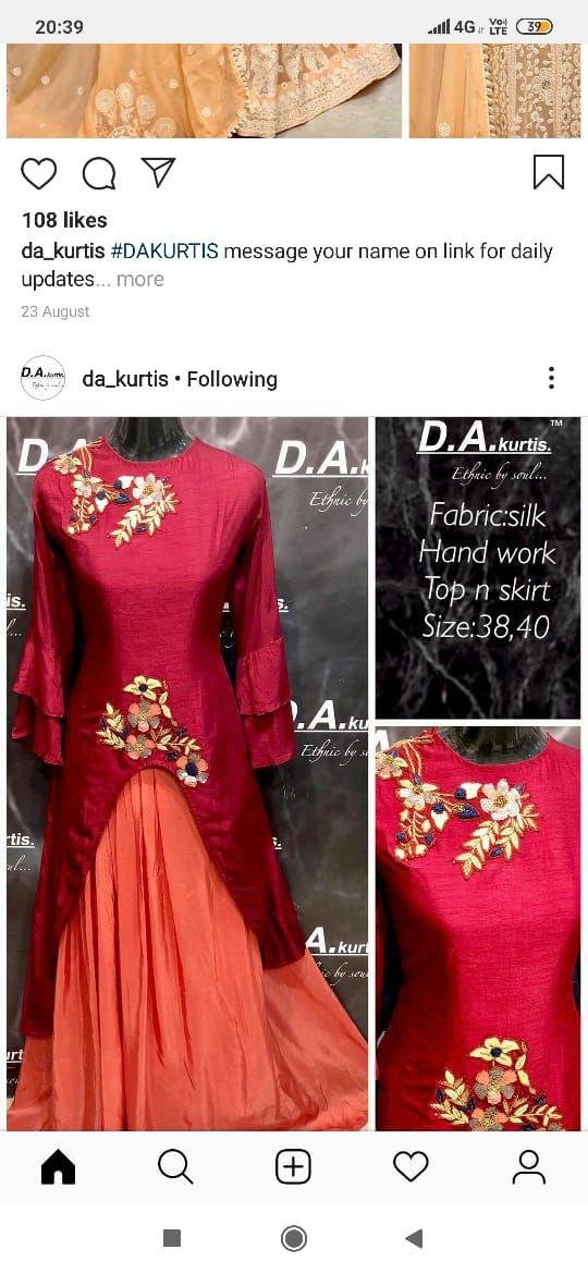 fancy kurti