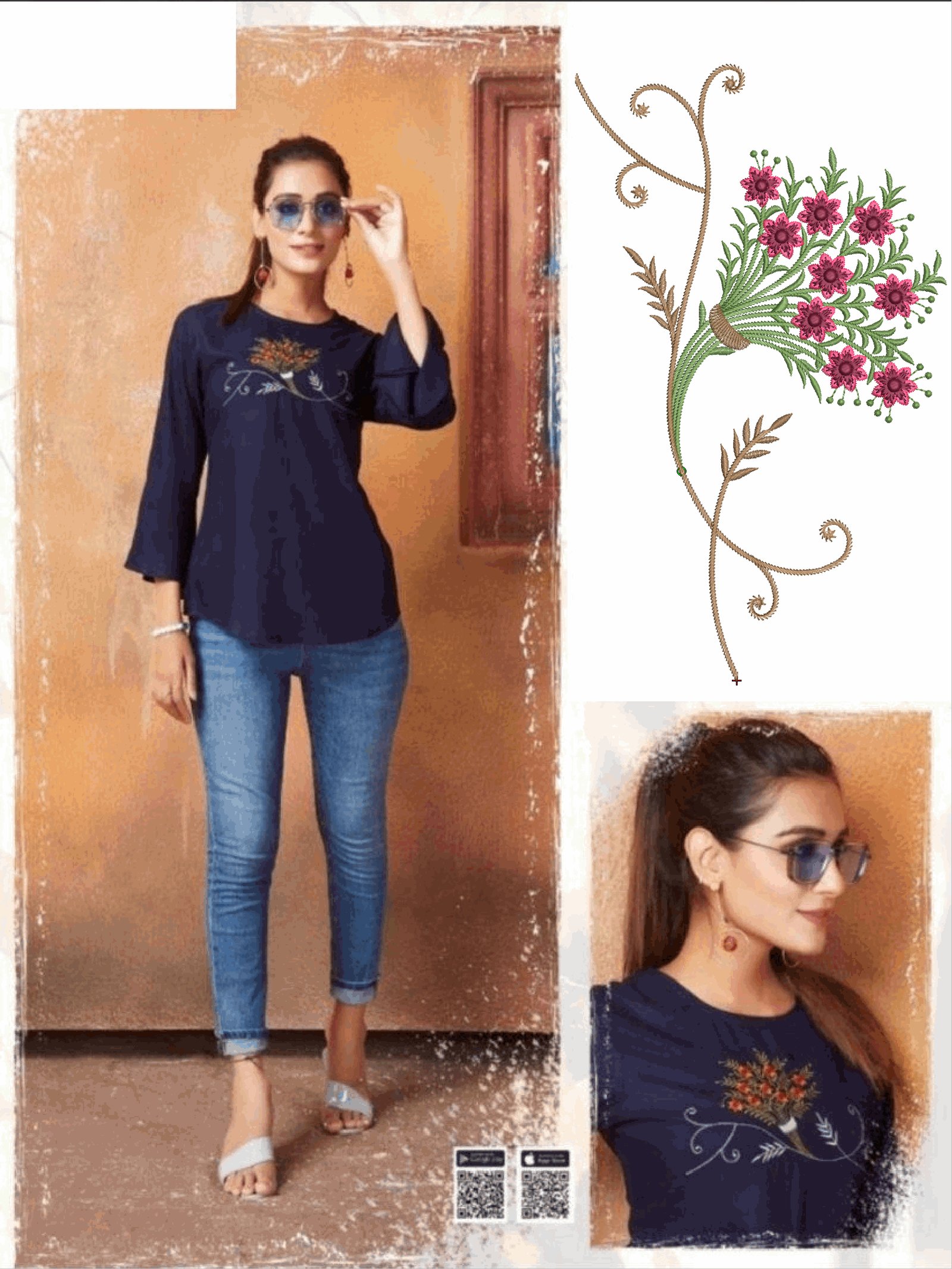 fancy kurti