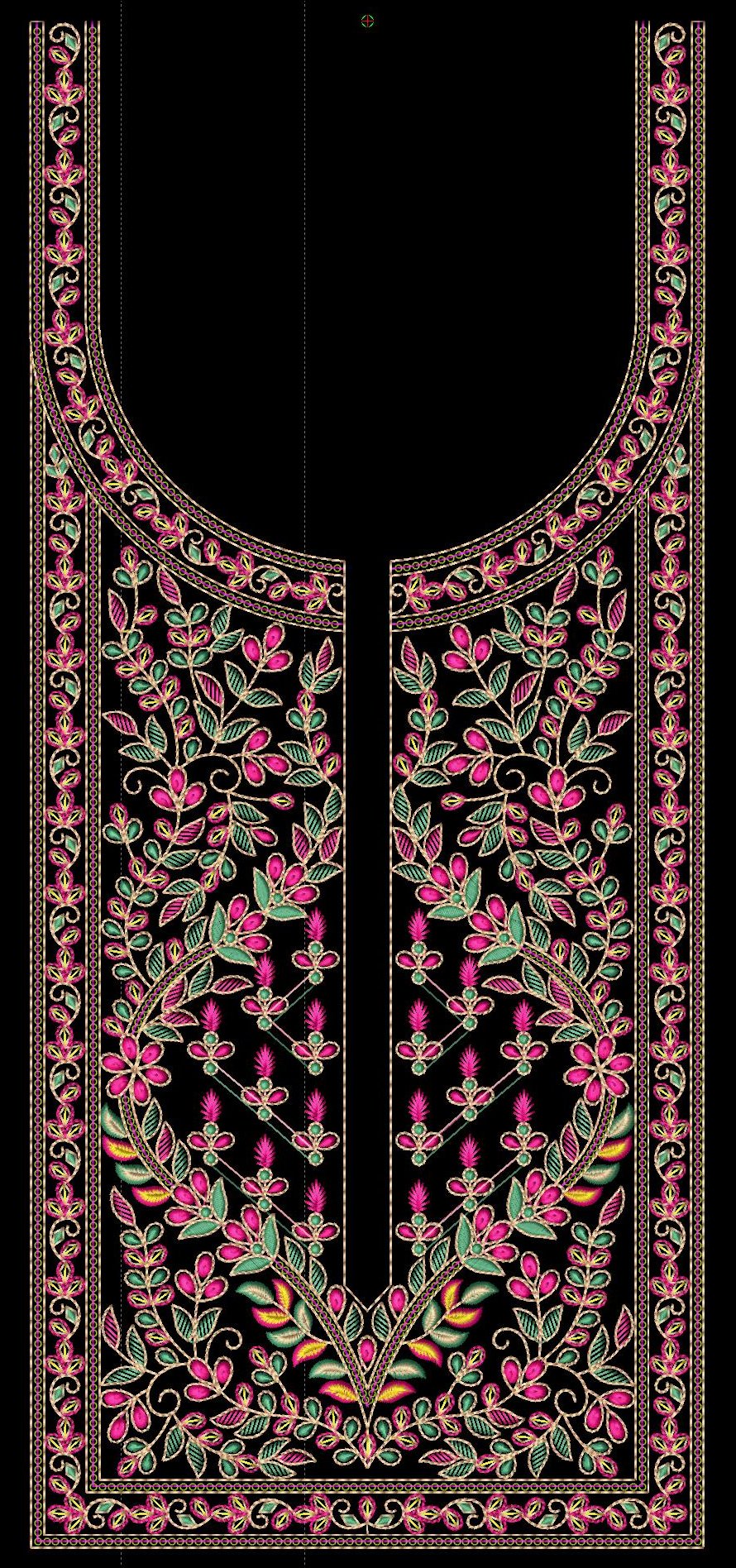 sq fancy kurti neck
