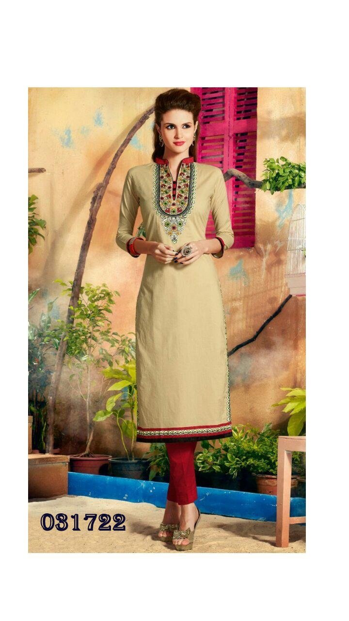 fancy kurti neck