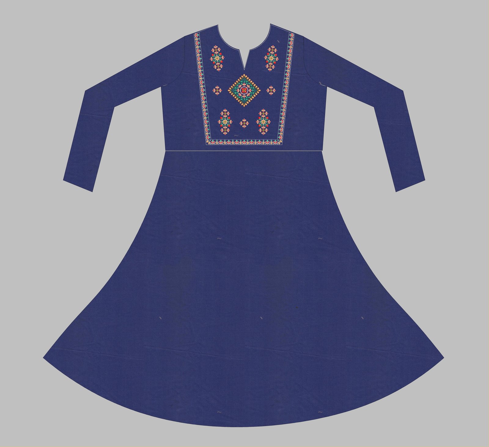 fancy ghera kurti