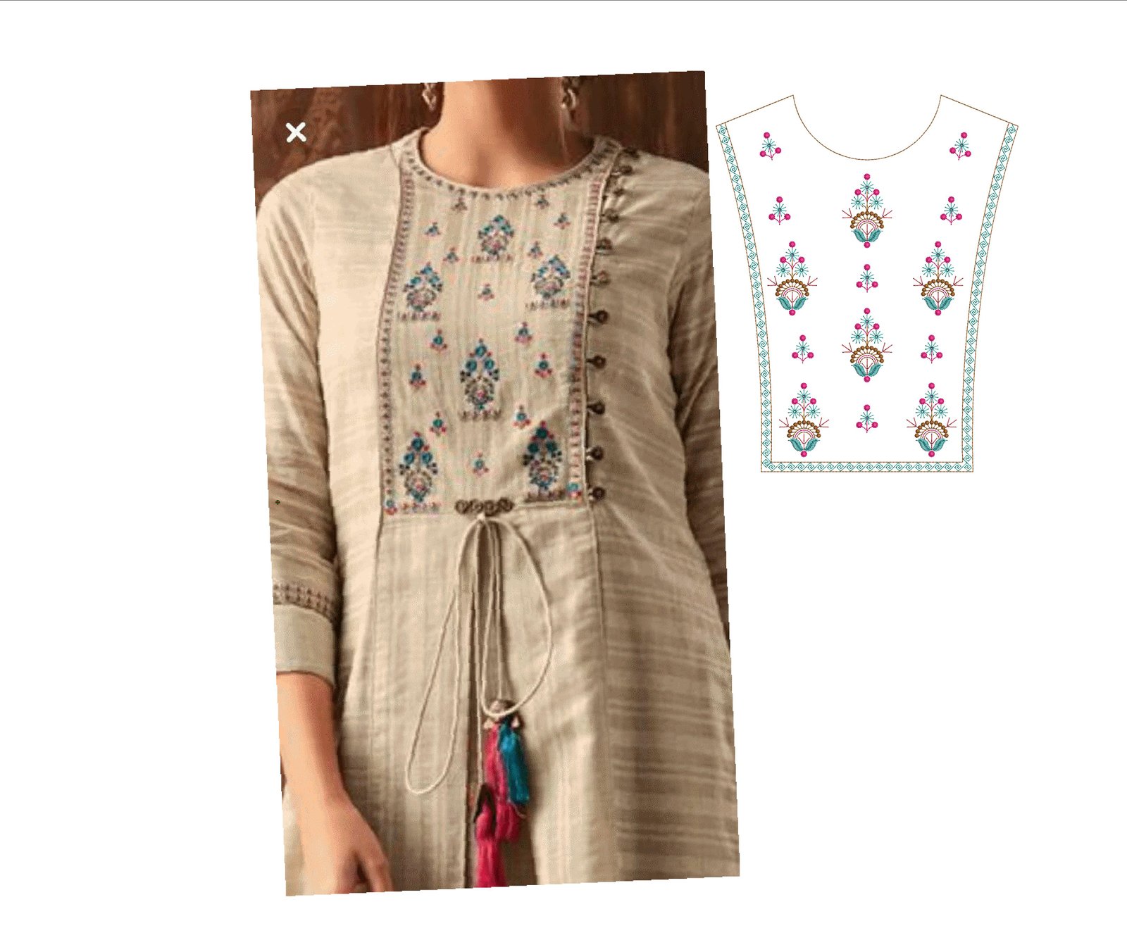 fancy kurti