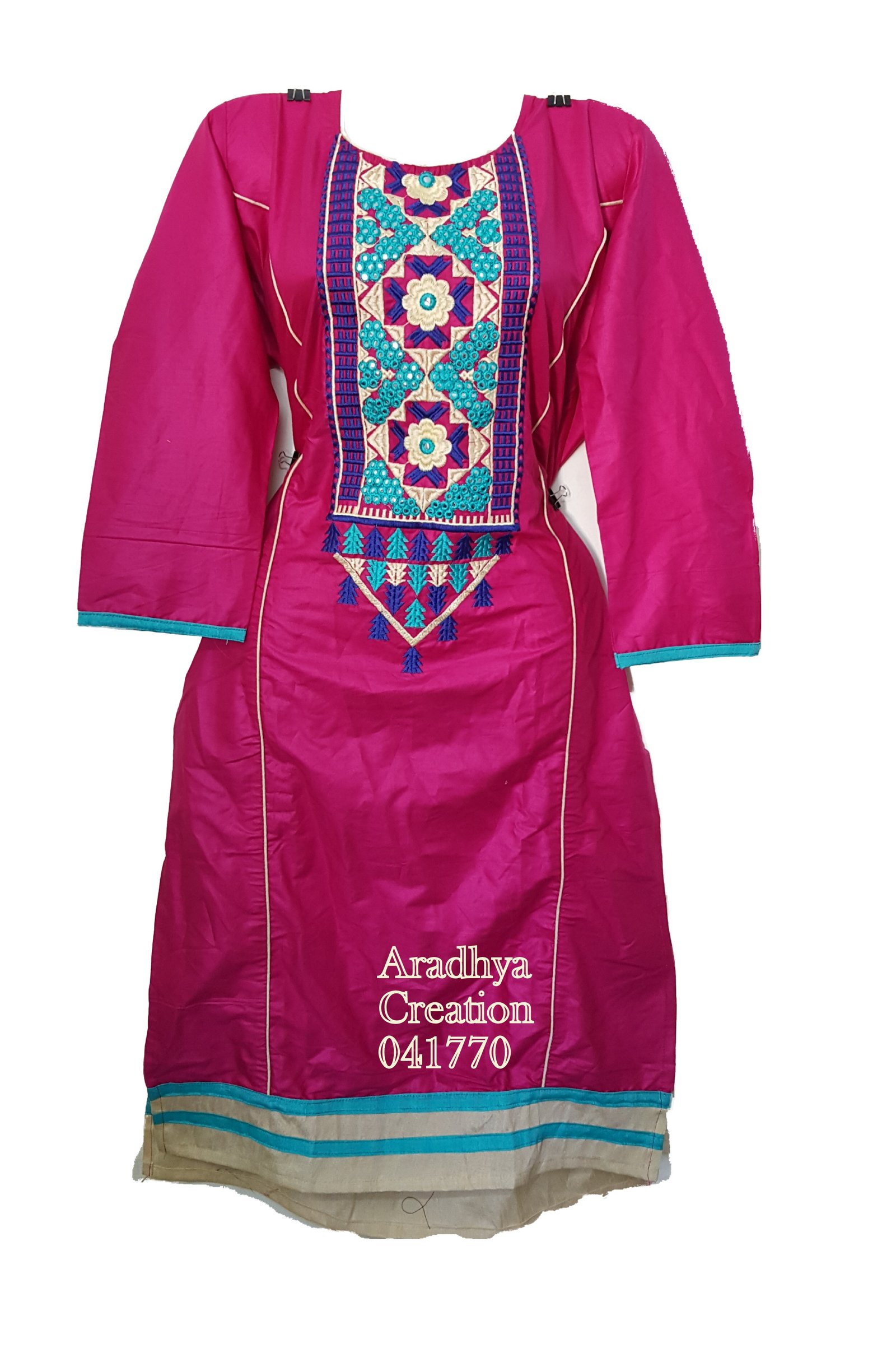 fancy kurti neck