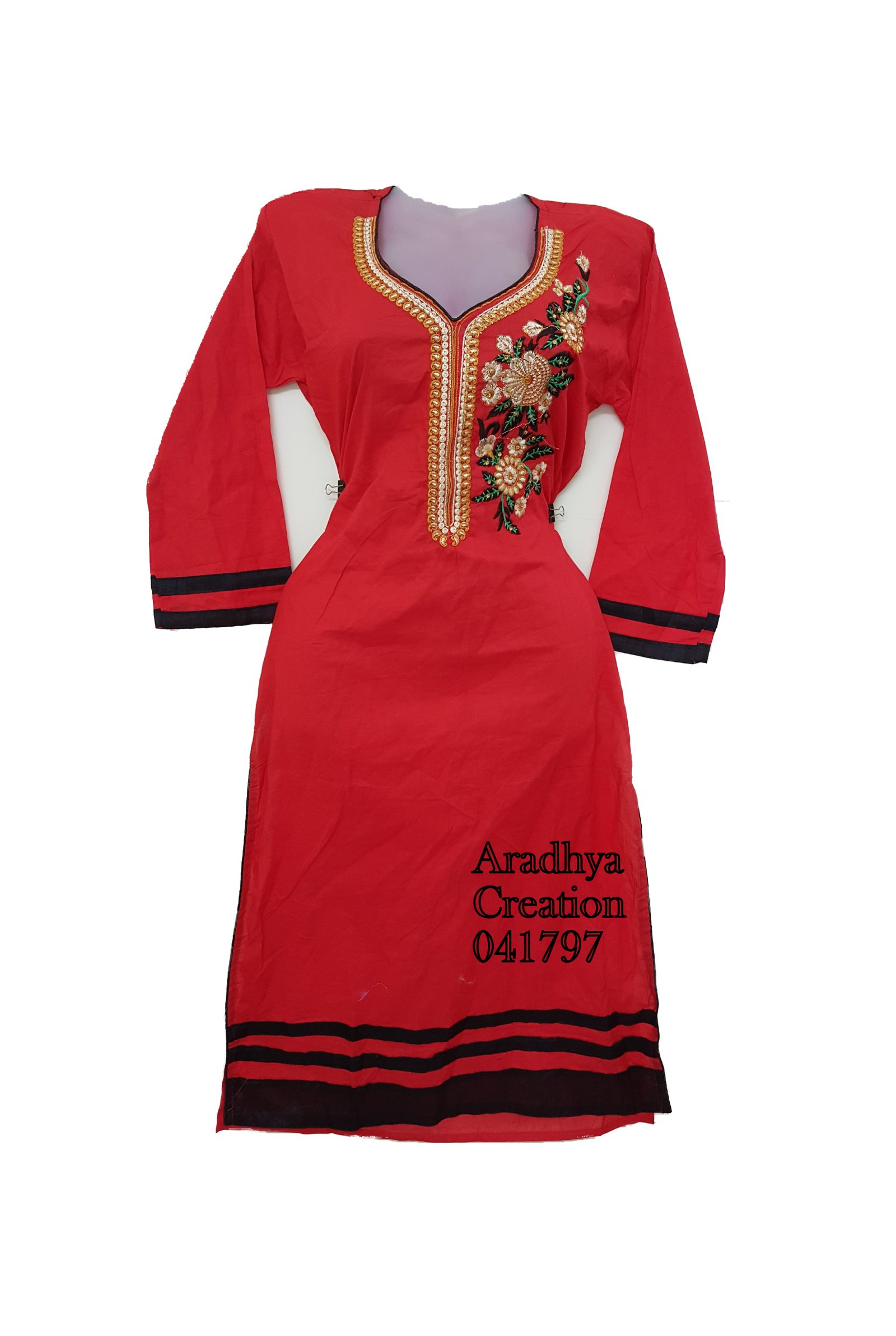 fancy kurti neck