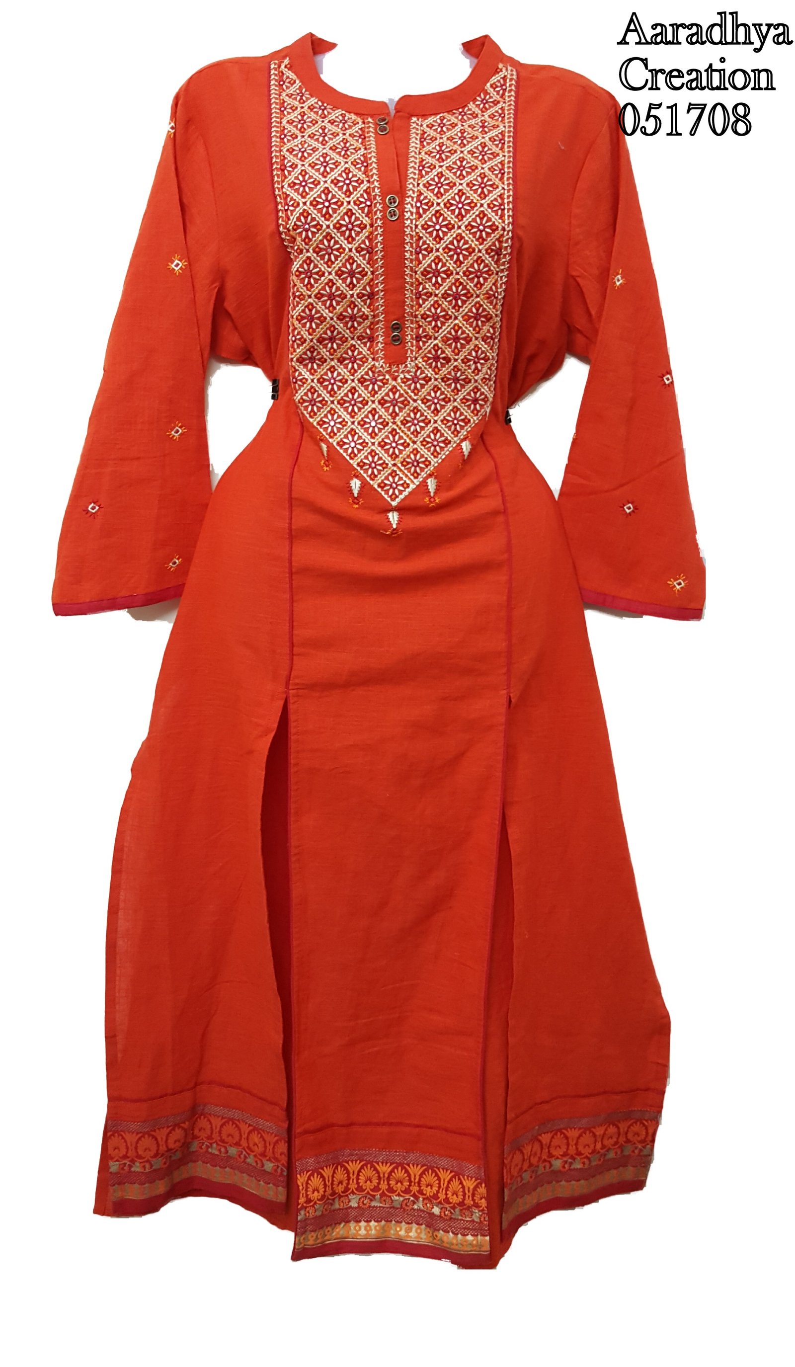 fancy kurti neck