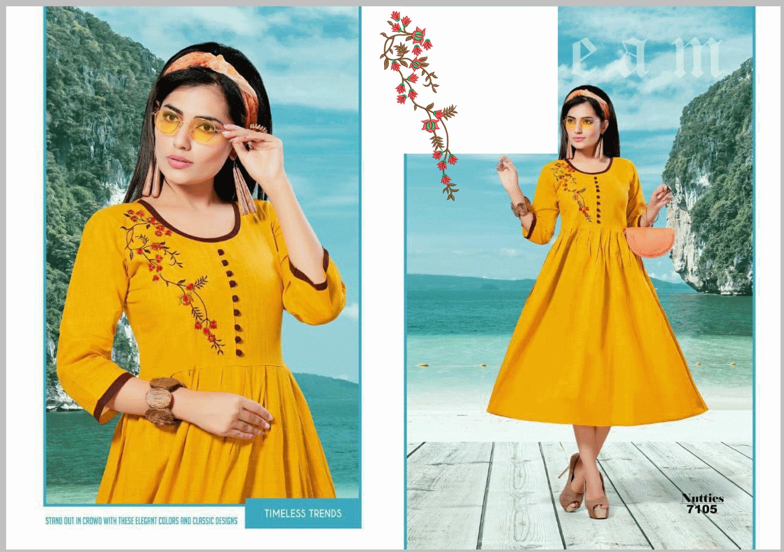 fancy ghera kurti