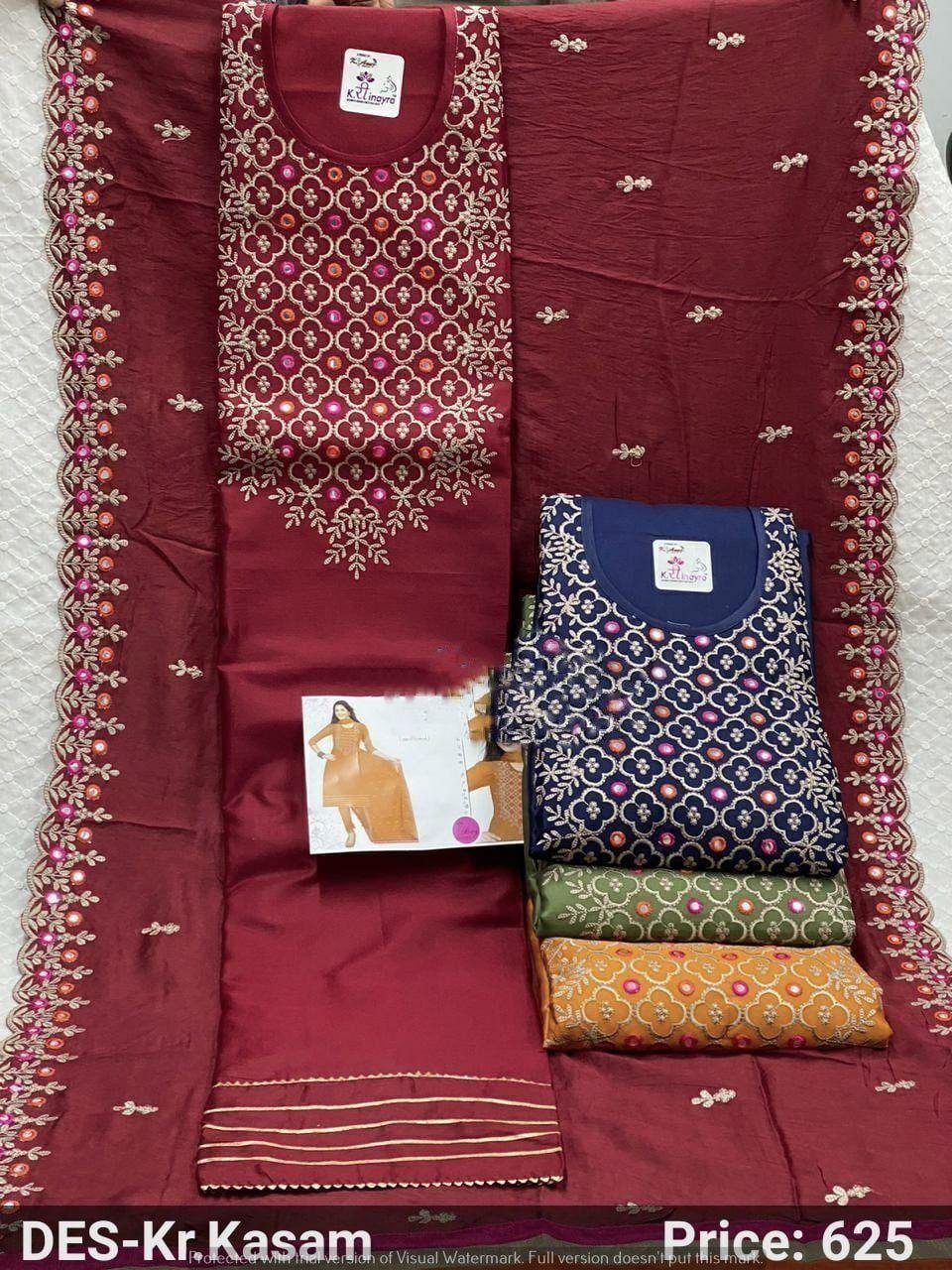 Neck Top Duppata Design