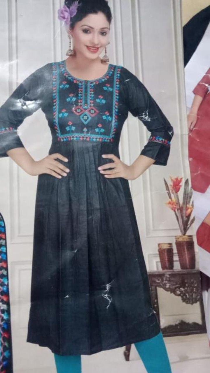 fancy kurti neck