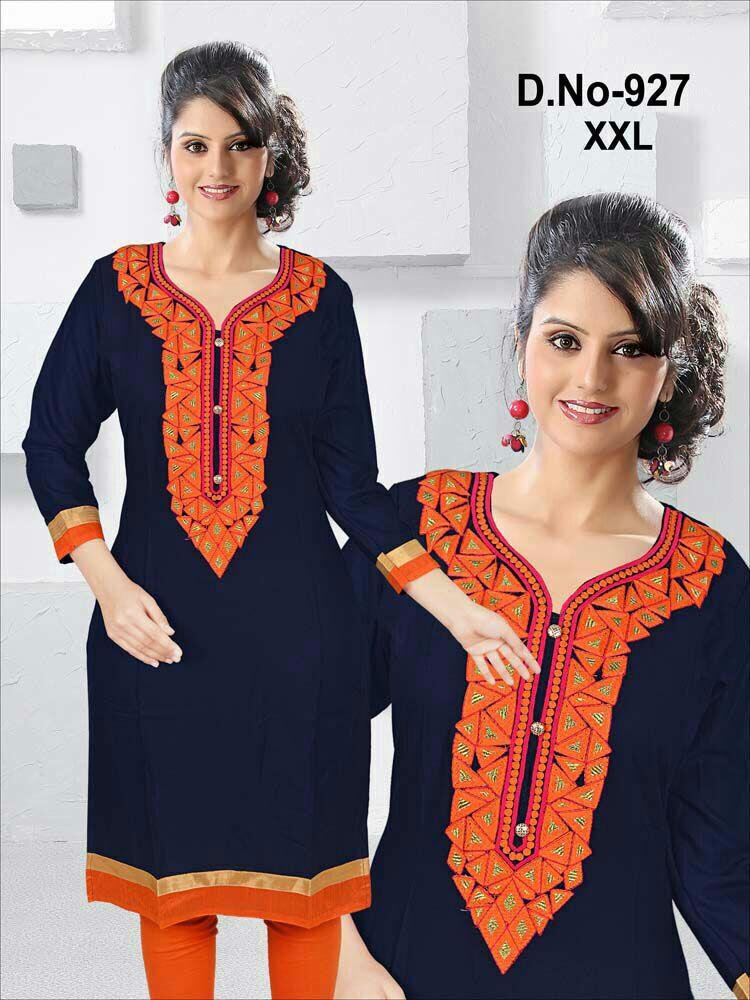 fancy kurti neck
