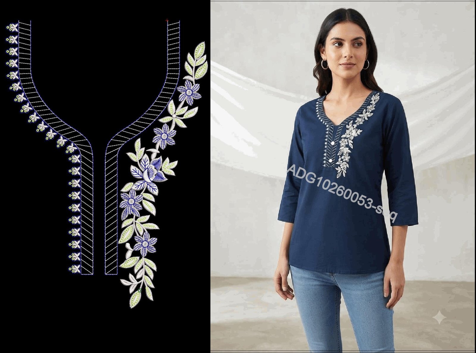 kurti neck seq