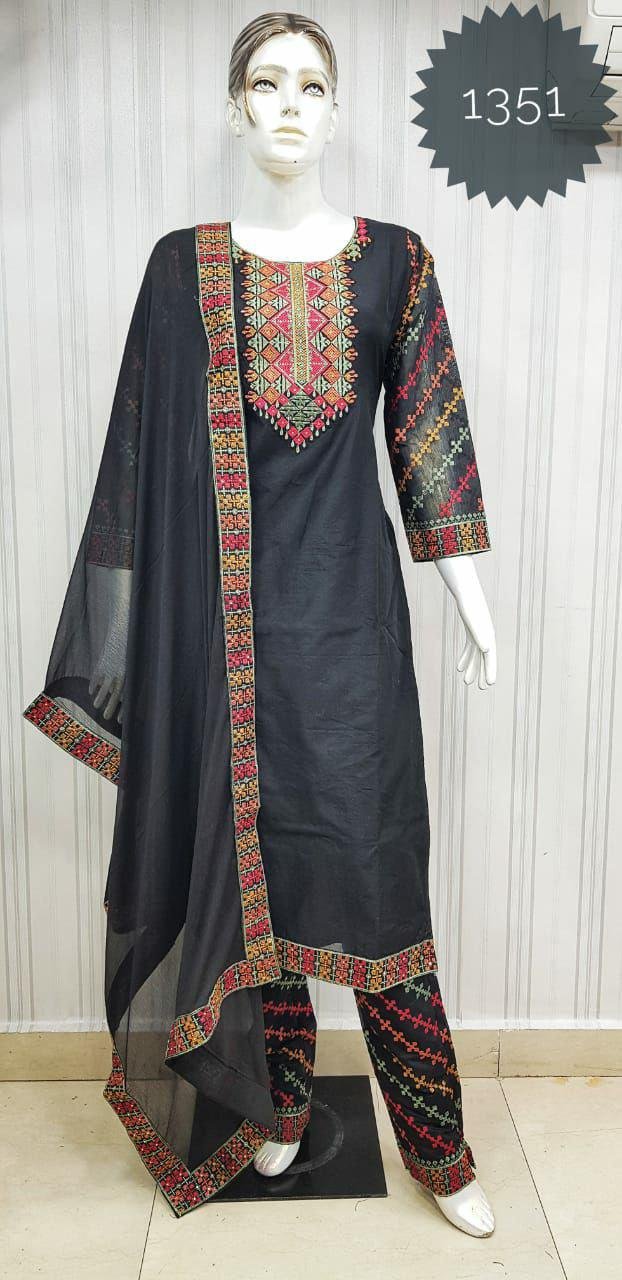 neck duppata plazo work
