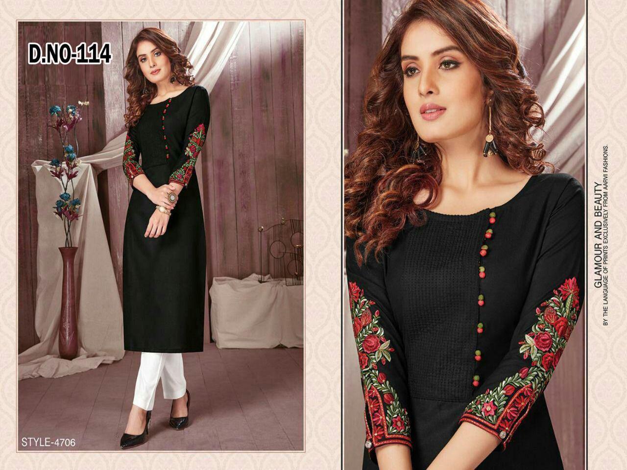 fancy kurti slive