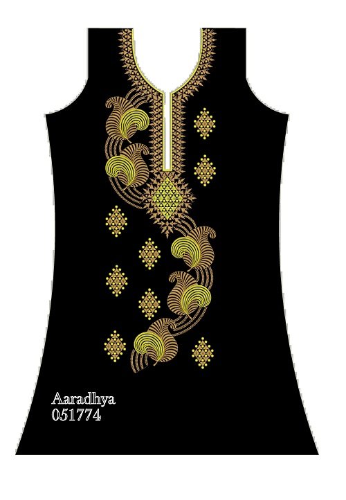 fancy kurti neck