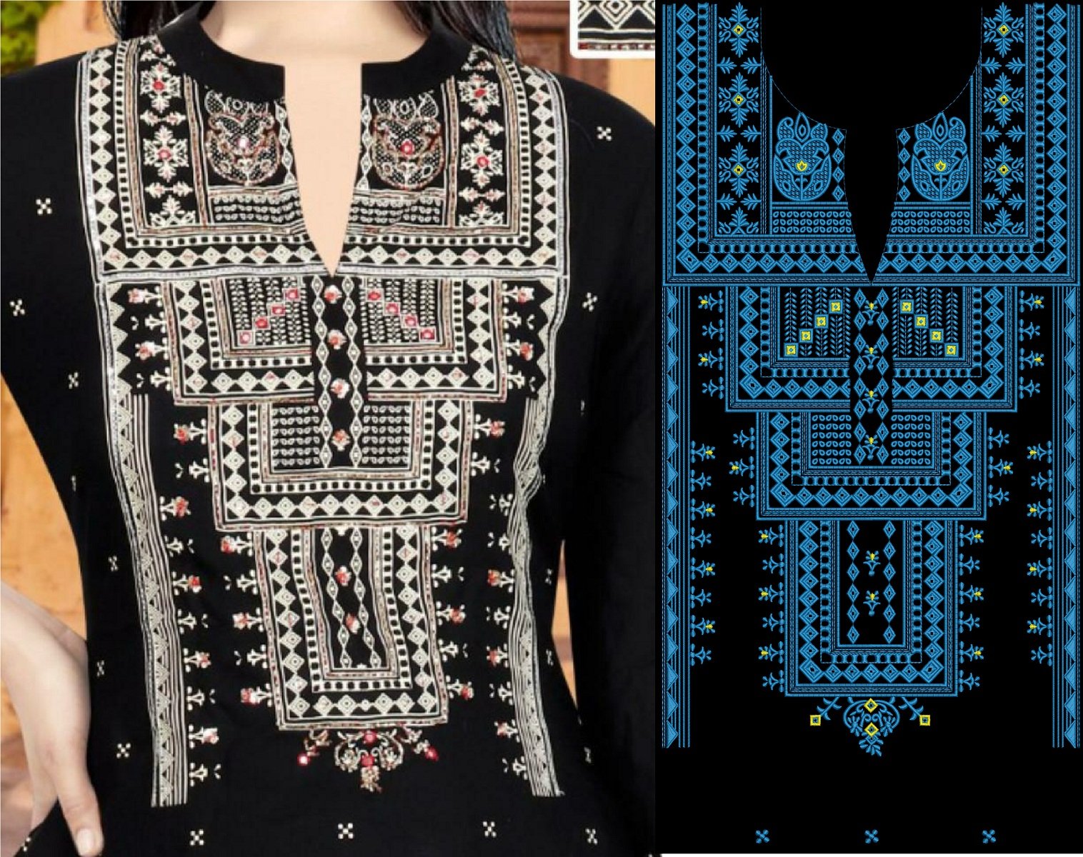 fancy kurti