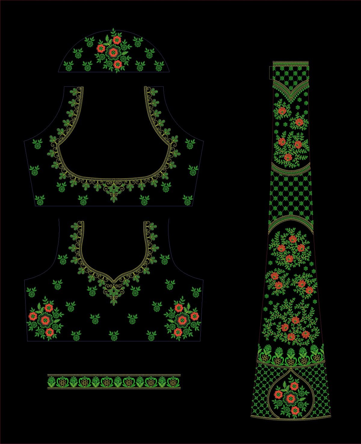 ghaghara choli