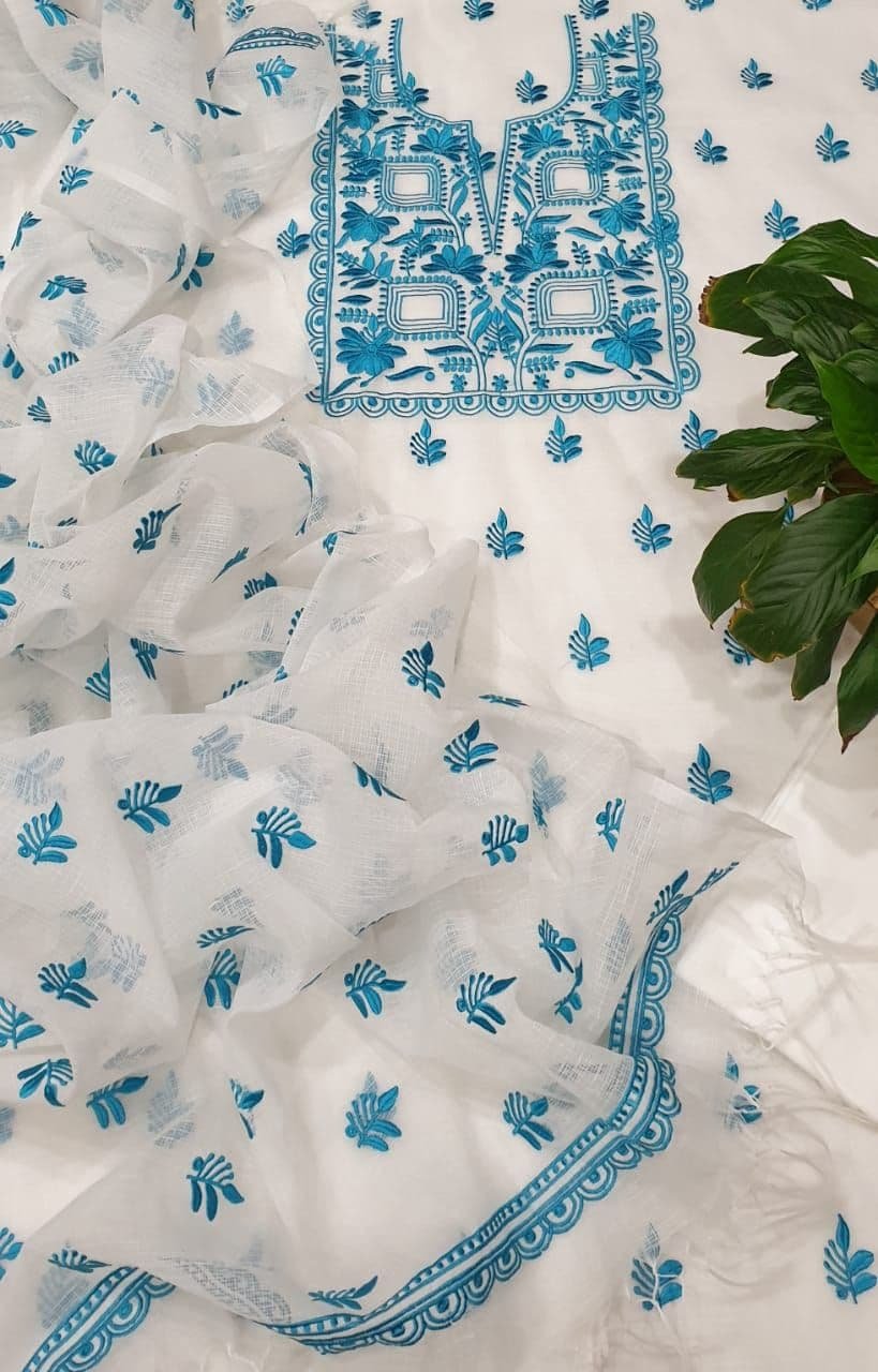 neck top dupatta