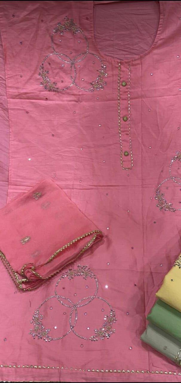 neck top dupatta