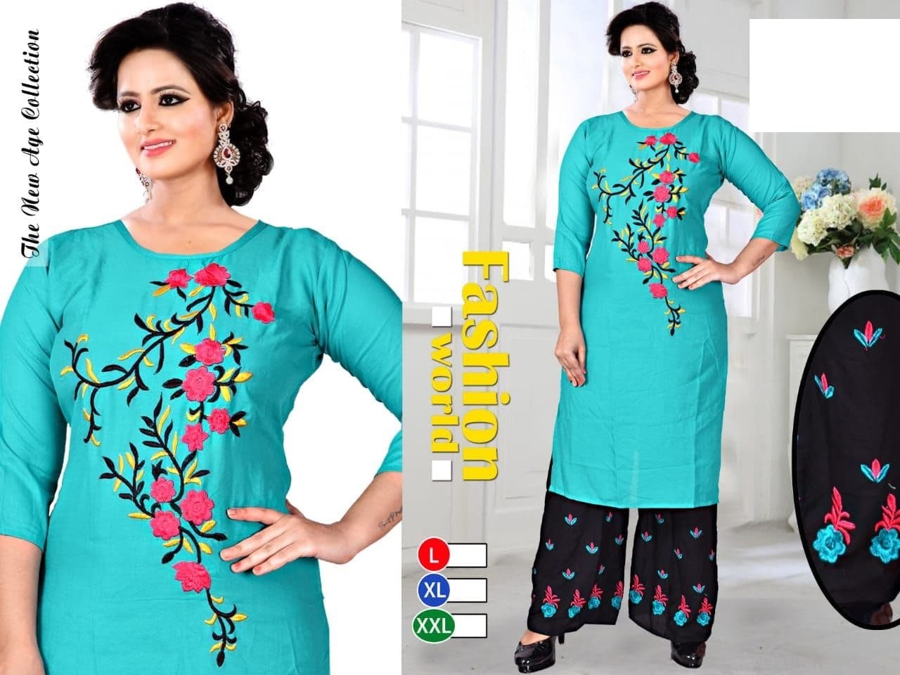 Fancy Kurti & Plazo