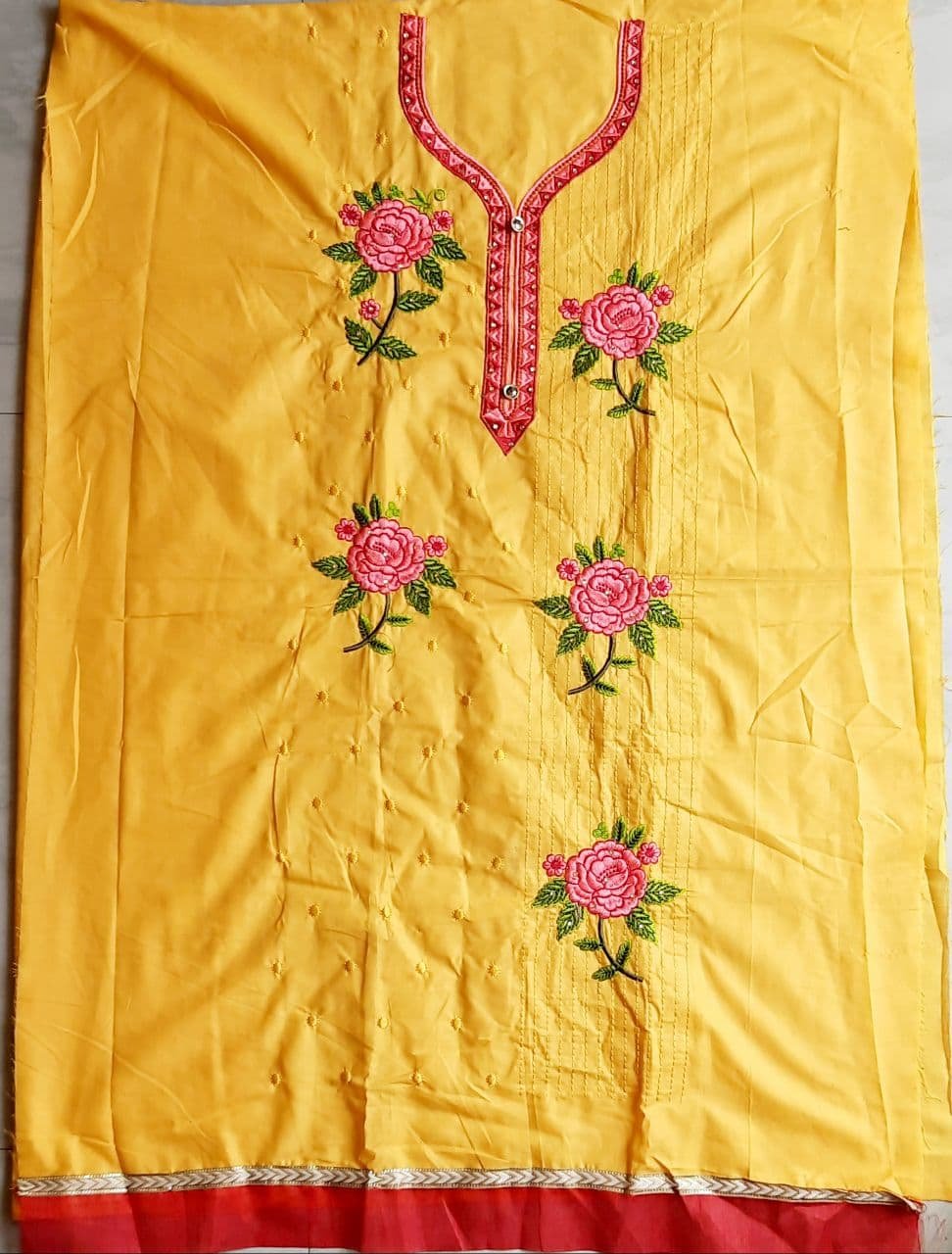 Neck Top Duppata Design