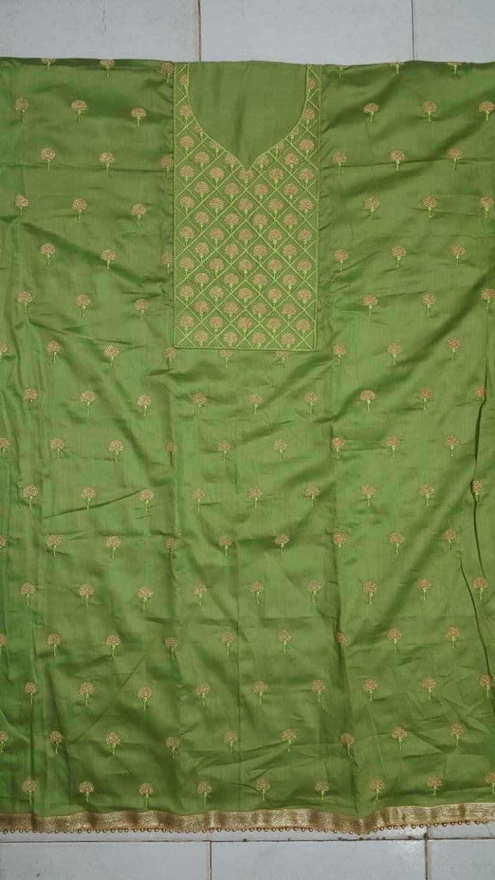 neck top dupatta design