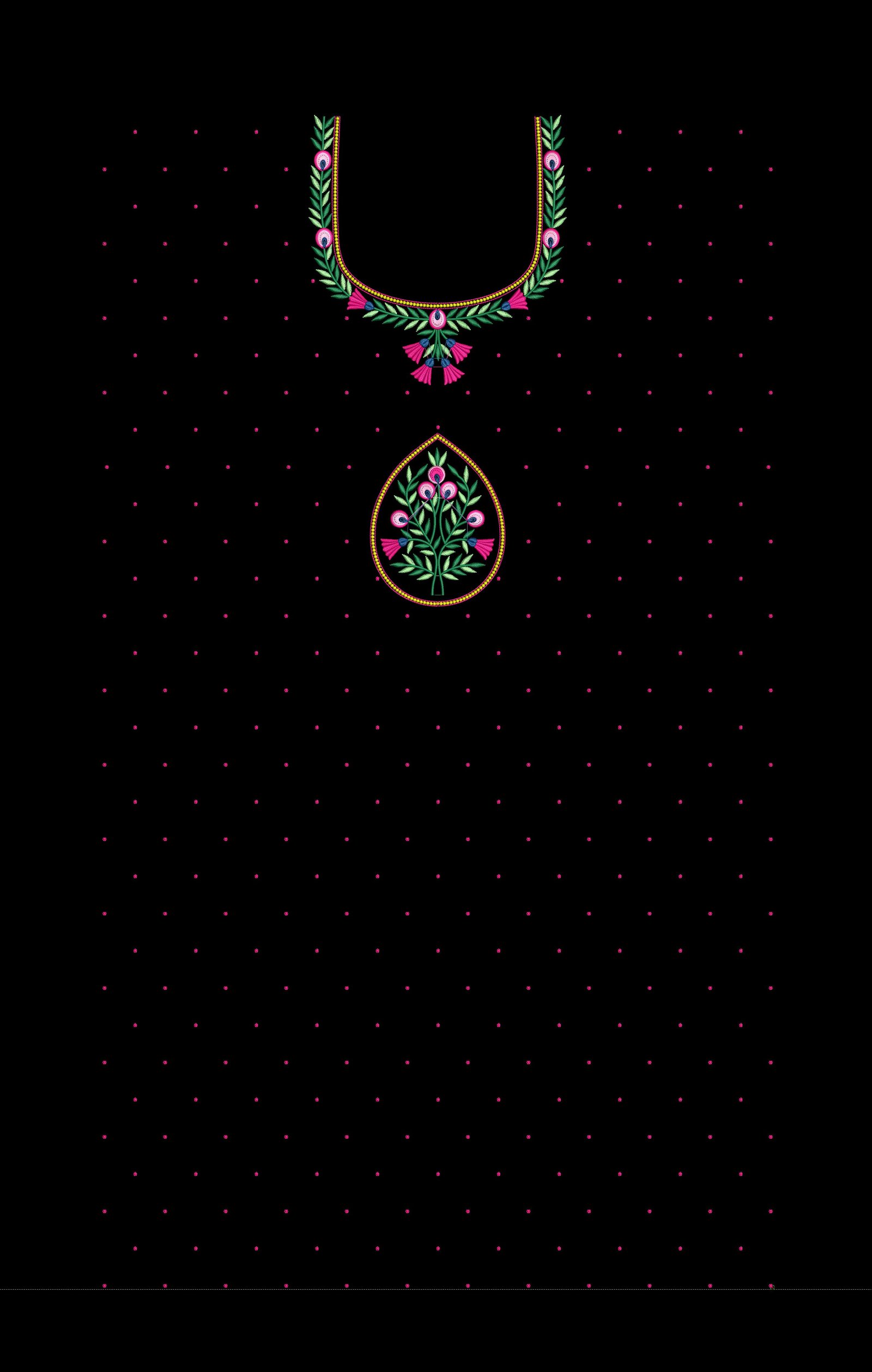 neck top dupatta