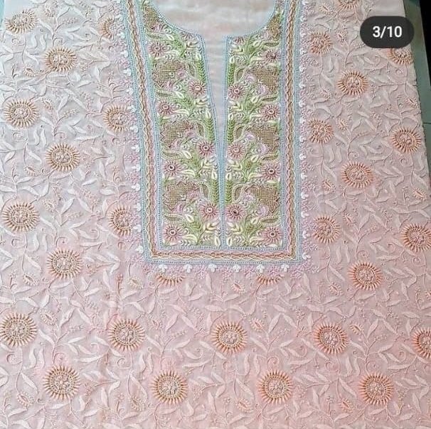Neck top dupatta