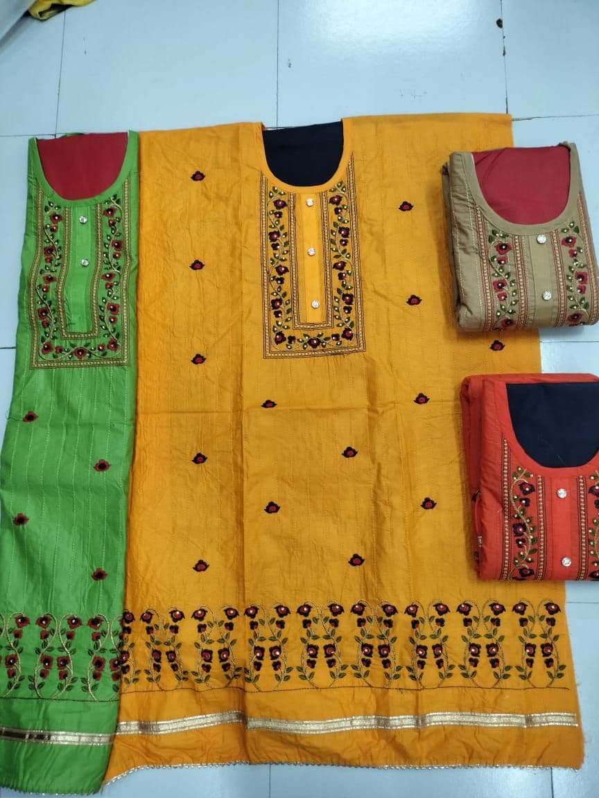 neck top dupatta