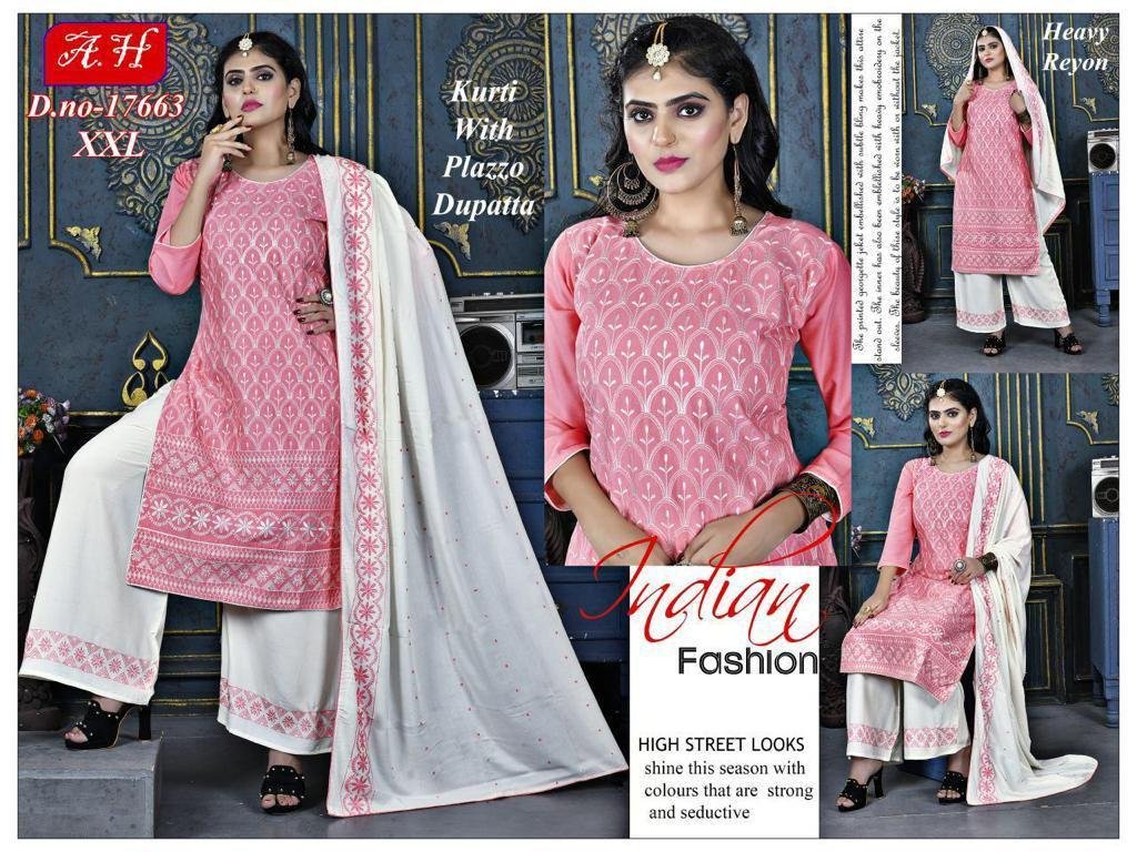 neck top dupatta