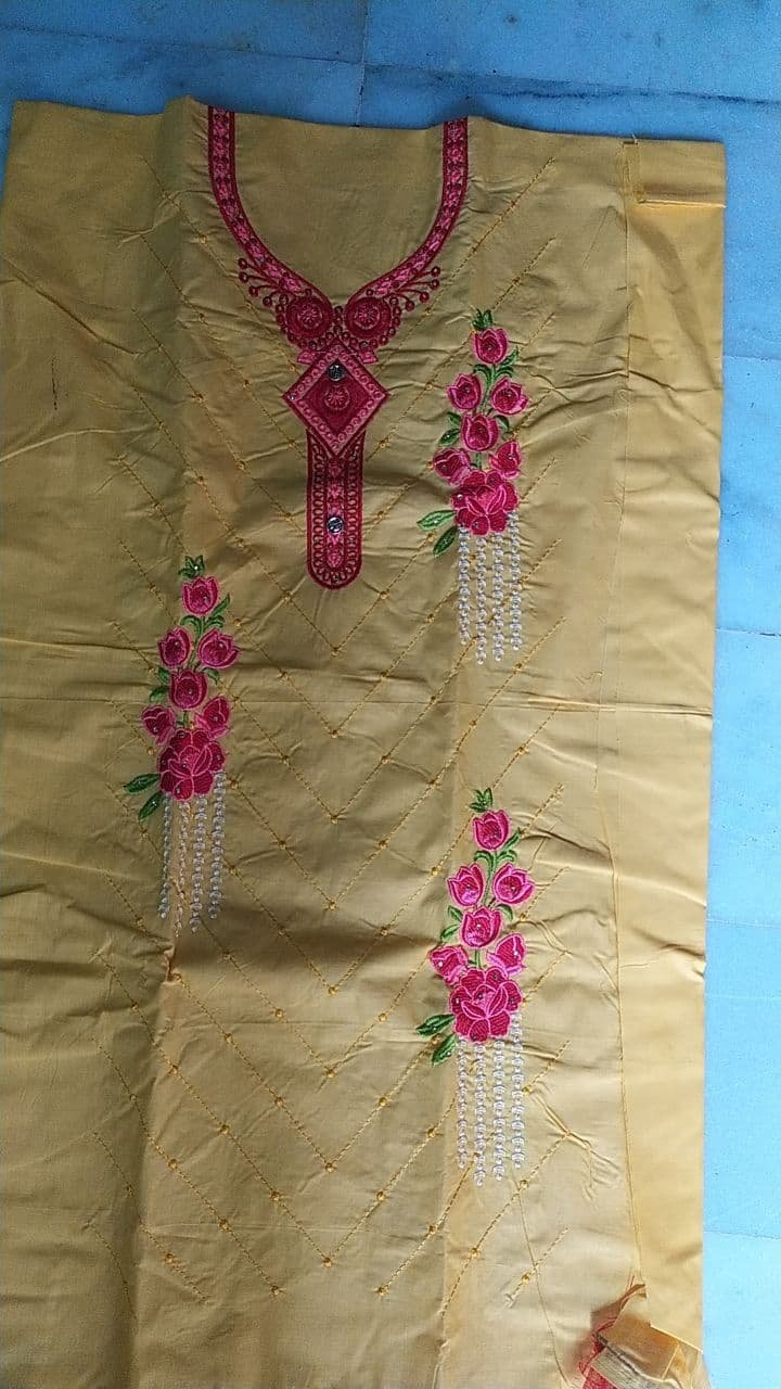 neck top dupatta