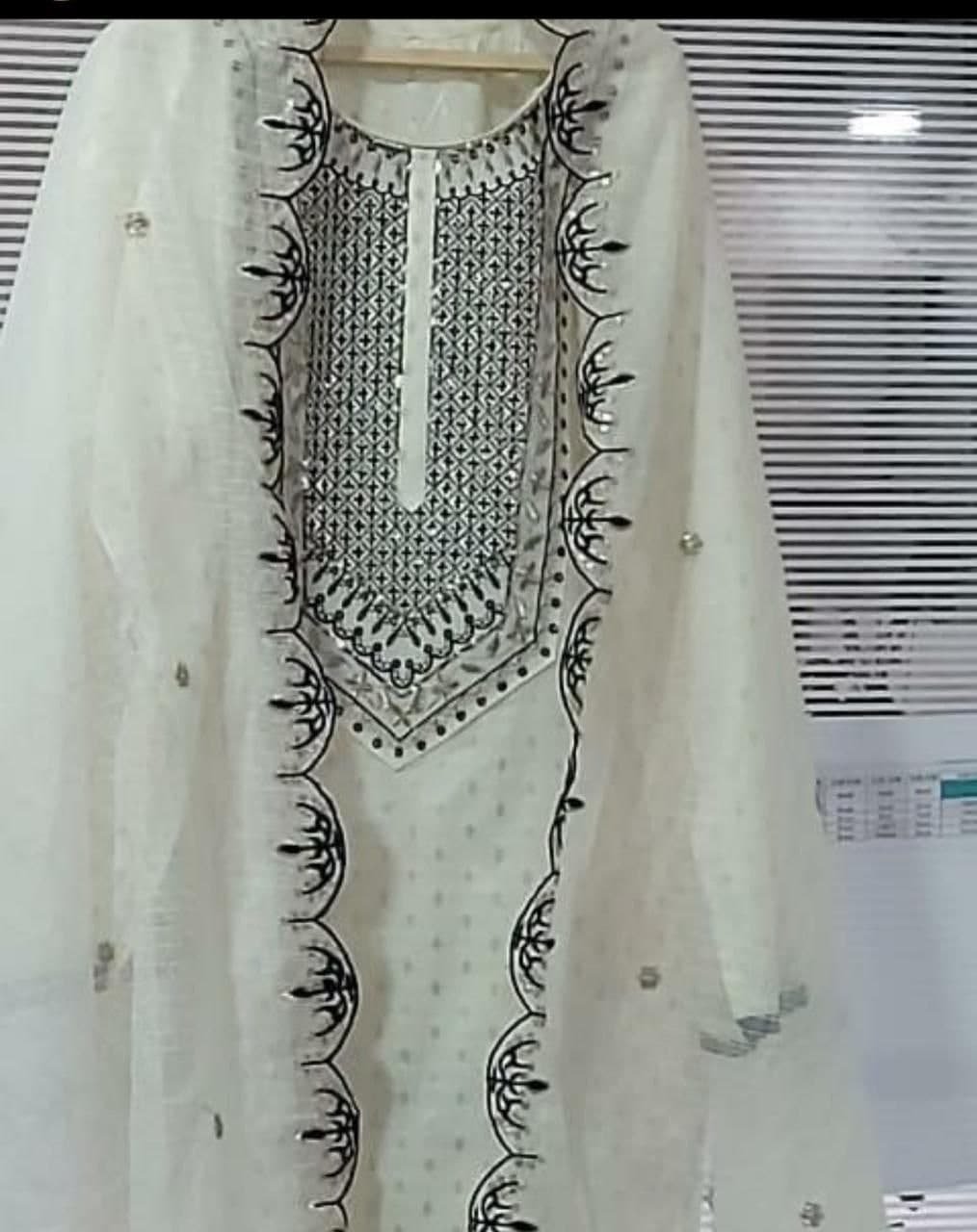 neck top dupatta