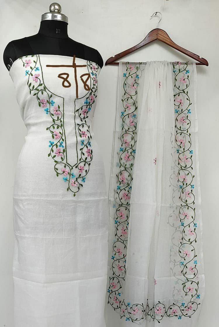 neck top dupatta