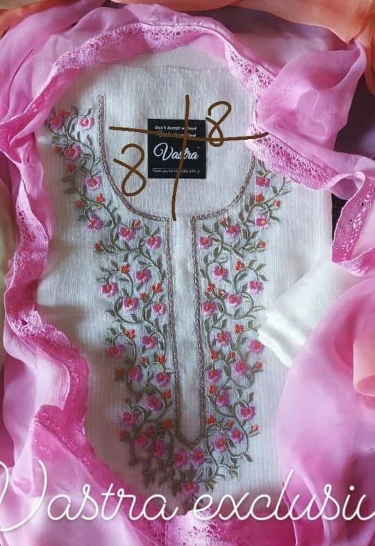 neck top dupatta