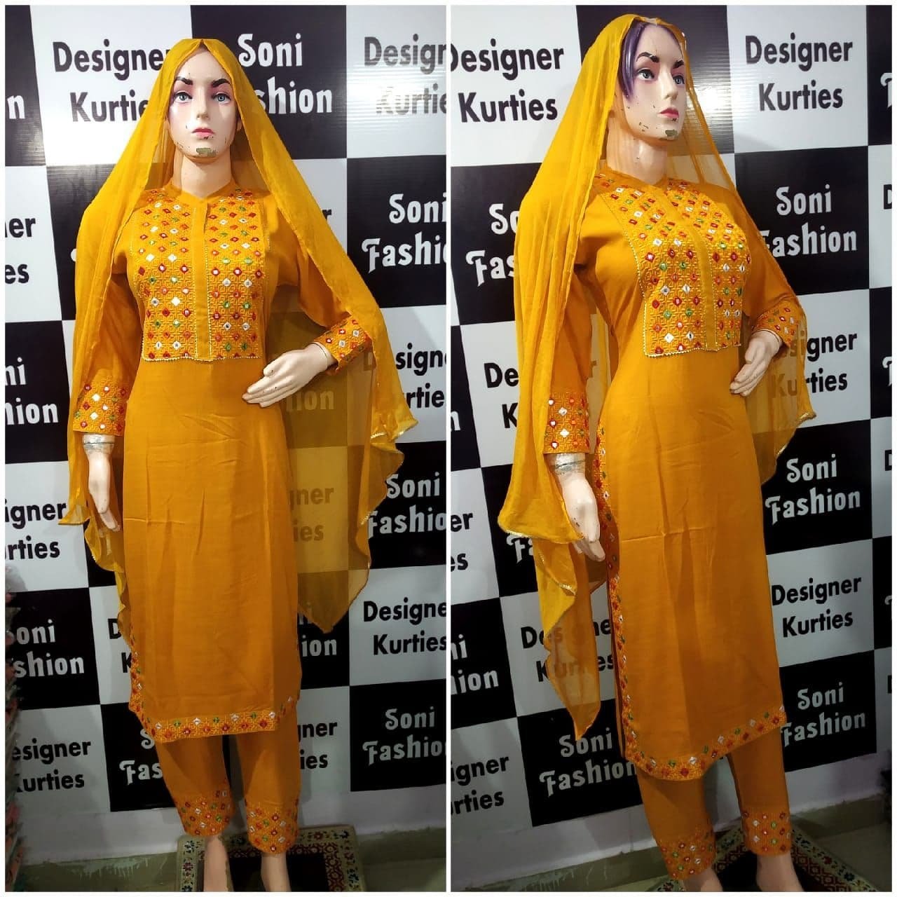 fancy kurti & plazo pent