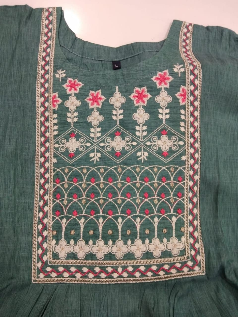Fancy Kurti Tabla Neck