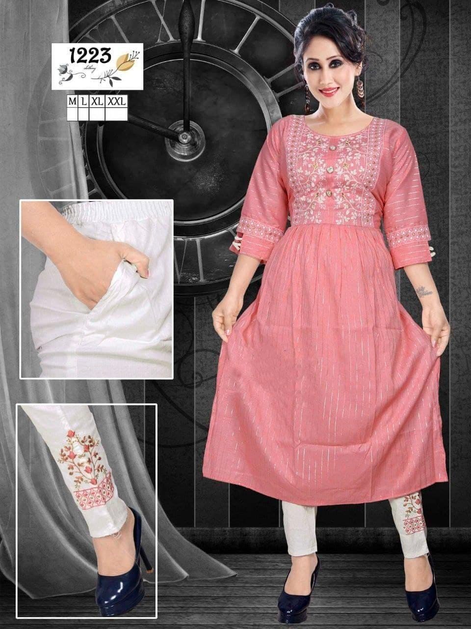 fancy kurti & plazo pent