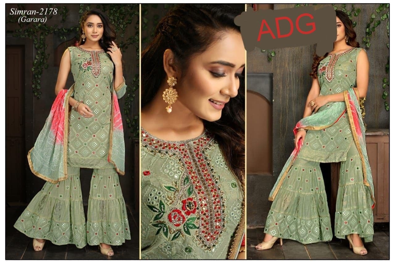 neck top dupatta