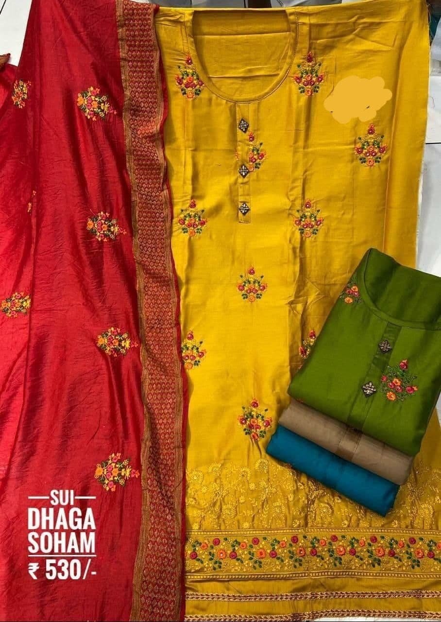 Neck top dupatta