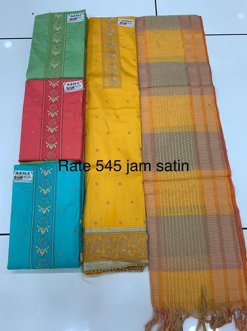 Neck top dupatta
